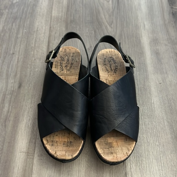 Kork Ease Platform Leather Sandals EUC - Picture 3 of 6